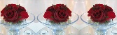 Red Rose Table centre
